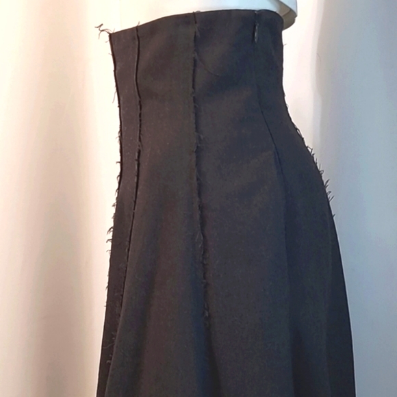 Rag and Bone Corset Waist Paneled Wool Skirt - Picture 5 of 7